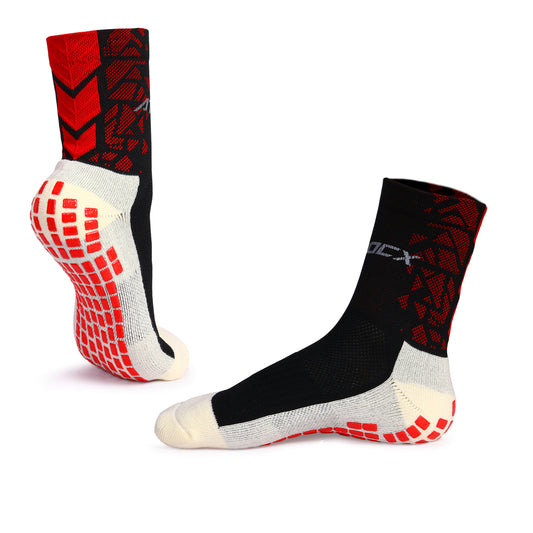 ATHOCX BLACK AND RED ANKLE LENGTH